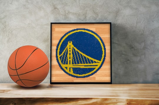 Camelot® Dots Intermediate NBA Golden State Warriors Diamond Painting Kit
